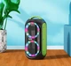 Акустика-караоке HOCO DS33 Wireless portable speaker, BT5.0, USB, TF, FM, TWS, 30W, 4500mAh, 2-3h, black - зображення 9