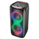 Акустика-караоке HOCO DS54 Precious RGB Light BT speaker, BT5.0, TWS, TF, USB, AUX, 25Wx2, 3H, 1mic, remorte, black - зображення 2
