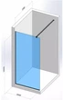Душова стінка DEVIT Walk-In Style New DSN90200B 90x200 см чорна - зображення 3