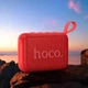 Компактна портативна бездротова Bluetooth колонка акустика HOCO HC28 Melody sports BT speaker 1200 мАг з вбудованим мікрофоном |BT5.4, USB, TF, FM, TWS, 8W, 3h| Червоний - зображення 3