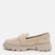 Женские лоферы замшевые PARADIZE SHOES T-809 38 24.2 см Бежевые (ROZ6501060352) - изображение 4