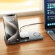 Док-станция Hoco 3в1 Magnetic Wireless Charger для iPhone 17/16/15-12 MagSafe, Apple Watch, AirPods Pro - изображение 7
