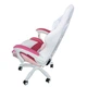 Крісло геймерське Bonro Lady 807 розово-біле - зображення 6