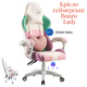 Крісло геймерське Bonro Lady 813 рожево-фіолетове - изображение 1