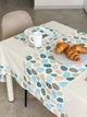 Скатерть водоотталкивающая с бортиком Delux Textil Голубые яички 175 х 175 см 367940 (368186) - изображение 4