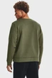 Чоловічий оливковий світшот UA Unstoppable Flc Crew Under Armour M 1381688-390 - изображение 3
