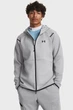 Чоловіче сіре худі UA Unstoppable Flc FZ Under Armour XL 1379806-011 - зображення 1