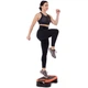 Степ-платформа балансировочная 4 в 1 MULTIFUNCTIONAL STEP Zelart Полипропилен/Термопластичная резина 53x36x14 см черный-оранжевый FI-3996 - изображение 9