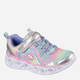 Дитячі з підсвіткою кросівки для дівчинки Skechers 302308L-SMLT 32 Сріблясті (194880886240) - зображення 2