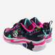 Дитячі кросівки для дівчинки Skechers Snuggle Sneaks 302214N-BKMT 24 Чорні (197976511415) - зображення 3