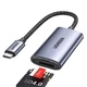 Кардридер USB-C 2 in 1 UGREEN CM401 Card Reader Type-C to SD/TF 4.0 Grey (15251) - изображение 1