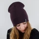 Шапка чулок теплая шапка унисекс One size бордовая (BN-bordo) - изображение 1