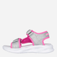 Sandały dziecięce dla dziewczynki Skechers 303024L-SLHP 33 Srebrne (197627912776) - obraz 3