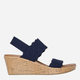 Sandały damskie na koturnie Skechers 119591-NVY 41 Niebieskie (198376970109) - obraz 1