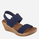 Sandały damskie na koturnie Skechers 119591-NVY 42 Niebieskie (198376970116) - obraz 2