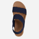 Sandały damskie na koturnie Skechers 119591-NVY 38 Niebieskie (198376970055) - obraz 3