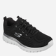 Buty sportowe damskie Skechers 12615-BKW 37 Czarne (190872053393) - obraz 2