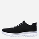 Buty sportowe damskie Skechers 12615-BKW 38.5 Czarne (190872053423) - obraz 3