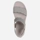 Sandały damskie na koturnie Skechers 163165-TPE 40 Szare (197627348919) - obraz 4