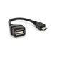 Кабель USB 2.0 AF Micro-B OTG 0.1м Voltronic короткий адаптер для смартфона планшета передачі даних (LO-TH_11C) - зображення 1