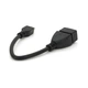 Кабель USB 2.0 AF Micro-B OTG 0.1м Voltronic короткий адаптер для смартфона планшета передачі даних (LO-TH_11C) - зображення 2
