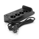 Мережевий фільтр G12H Voltronic 4 розетки 4 USB 3.2А 2 Type-C з бездротовою зарядкою та таймером 2м чорний (YU-GT_33A) - зображення 5