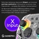 Геймпад GamePro GPX13T 2.4G/BT 5.1/USB/PC/iOS/Android RGB Transparent (GPX13T) - изображение 6