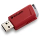 USB флеш накопитель Verbatim 3x16GB Store 'n' Click Red/Blue/Yellow USB 3.2 (49306) - изображение 3