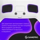 Геймпад GamePro GPS13W BT 5.3/USB/PC/iOS/Android/PS3/PS4 RGB White (GPS13W) - зображення 2