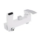 Душова система біла Qtap Swan Cascada на три споживача з виливом QTSWA111CRW455701 Chrome/White - зображення 8