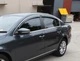 Дефлекторы окон ветровики Volkswagen Passat B6 SD 05-15 с хром молдингом HIC Фольксваген Пассат Б6 АМ0002361 - изображение 1