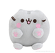 Плюшева м'яка іграшка обіймашка кіт з лапками Pusheen Пушин cat 17x15x11 см Сірий (II) 33790 - зображення 1