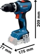 Акумуляторний безщітковий ударний дриль-шурупокрут Bosch GSB 18V-65 + L-BOXX (4053423321135) - зображення 8