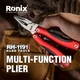 Багатофункціональні плоскогубці Ronix RH-1191 - зображення 11