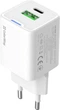 Сетевое зарядное устройство ColorWay GaN Mini 30W PD Port PPS USB (Type-C PD + USB QC3.0) White (CW-CHS053PD-WT) - изображение 2