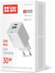Сетевое зарядное устройство ColorWay GaN Mini 30W PD Port PPS USB (Type-C PD + USB QC3.0) White (CW-CHS053PD-WT) - изображение 6
