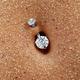 Банан для пирсингу пупка 10х1.6х5/10 CZ Сталь 316L Mr.Piercing - изображение 5