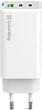 Сетевое зарядное устройство ColorWay GaN Mini 65W PD Port PPS USB (USB-2C1A) White (CW-CHS058PD-WT) - изображение 2