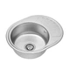 Кухонна мийка Kroner KRP Satin - 5745 (0.8 мм) Satin-5745 08180 - изображение 4