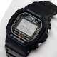 Противоударные часы мужские наручные японские Casio G-Shock DW-5600E-1VER с полимерным ремешком - изображение 2