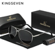 Поляризационные солнцезащитные очки KINGSEVEN N7013 Silver Gray - изображение 1