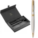 Набор Parker SONNET Silver Mistral GT BP (шариковая ручка + кожаный чехол) - изображение 1