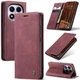 Чохол книжка Caseme з магнітом для Xiaomi Redmi Note 14 Pro бордовий - зображення 2