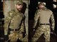 Тактична військова форма літня multicam мультикам бойовий костюм тактичний одяг ЗСУ з наколінниками + ремінь M - зображення 7