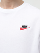 Футболка бавовняна довга чоловіча Nike M Nsw Club Tee AR4997-100 S Біла (191888618309) - зображення 3