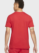 Футболка хлопковая длинная мужская Jordan M J Jumpman Emb Ss Crew DC7485-687 S Червона (195238739522) - зображення 2