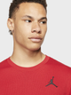 Футболка хлопковая длинная мужская Jordan M J Jumpman Emb Ss Crew DC7485-687 S Червона (195238739522) - зображення 4
