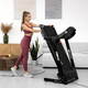 Бігова доріжка Hop-Sport HS-1000LB Wind сірий - зображення 7