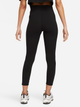 Спортивні легінси для фітнесу жіночі Nike W Nsw Nk Clsc Hr 7/8 Tight Lbr DV7789-010 L Чорні (196153414693) - зображення 2