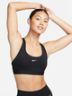 Top sportowy damski Nike W Nk Swsh Lgt Spt Bra DX6817-010 M Czarny (196608848080) - obraz 1